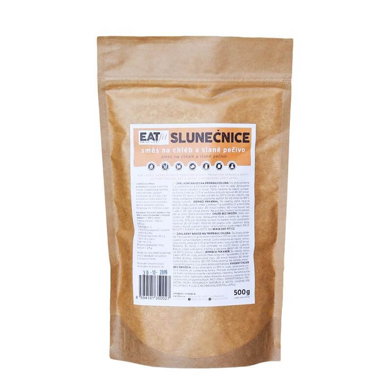 EAT-fit Bezlepkový chlieb so slnečnicovým semienkom 500 g EAT-fit Bezlepkový chlieb so slnečnicovým semienkom 500 g