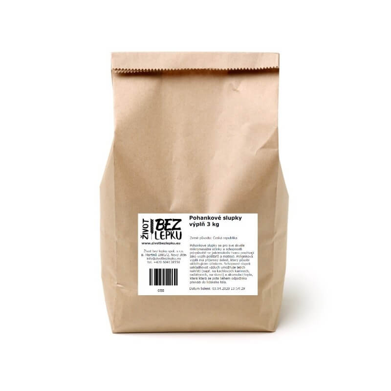 Pohánkové šupky výplň 3 kg Pohánkové šupky výplň 3 kg