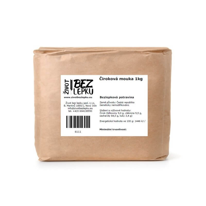Čiroková múka hladká 1 kg Čiroková múka hladká 1 kg
