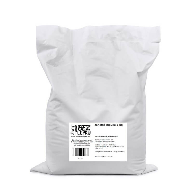 Jahelná mouka hladká 5 kg Jahelná mouka hladká 5 kg