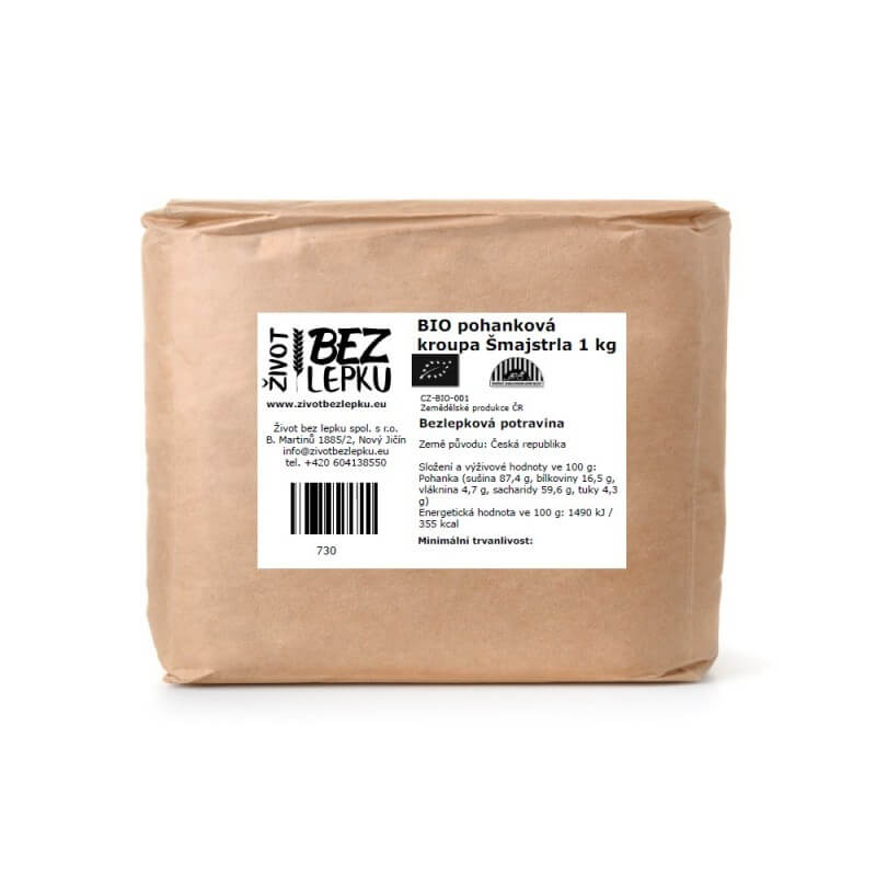 BIO pohánková krúpa Šmajstrla 1 kg BIO pohánková krúpa Šmajstrla 1 kg
