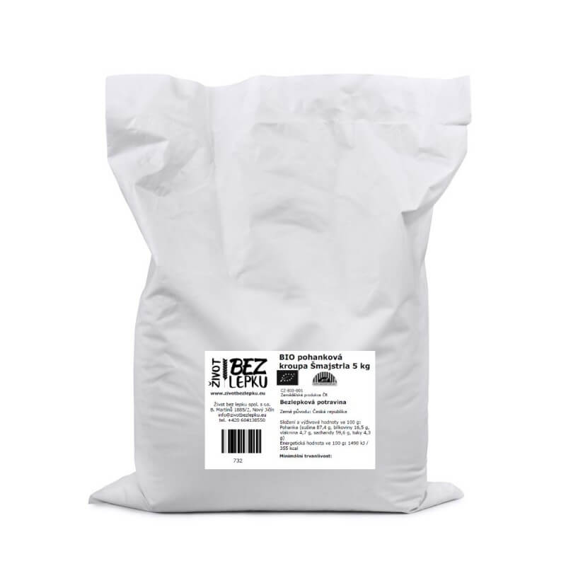 BIO pohánková krúpa Šmajstrla 5 kg BIO pohánková krúpa Šmajstrla 5 kg