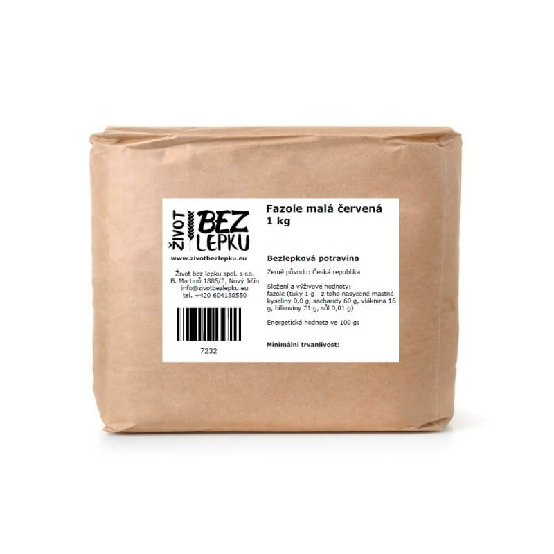 Fazuľa malá červená 1 kg Fazuľa malá červená 1 kg