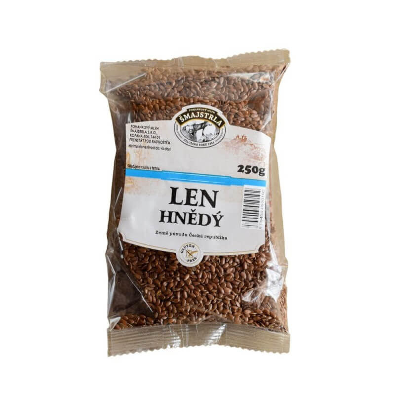 Ľan hnedý Šmajstrla 250 g Ľan hnedý Šmajstrla 250 g