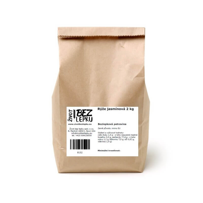 Ryža jazmínová 2 kg Ryža jazmínová 2 kg