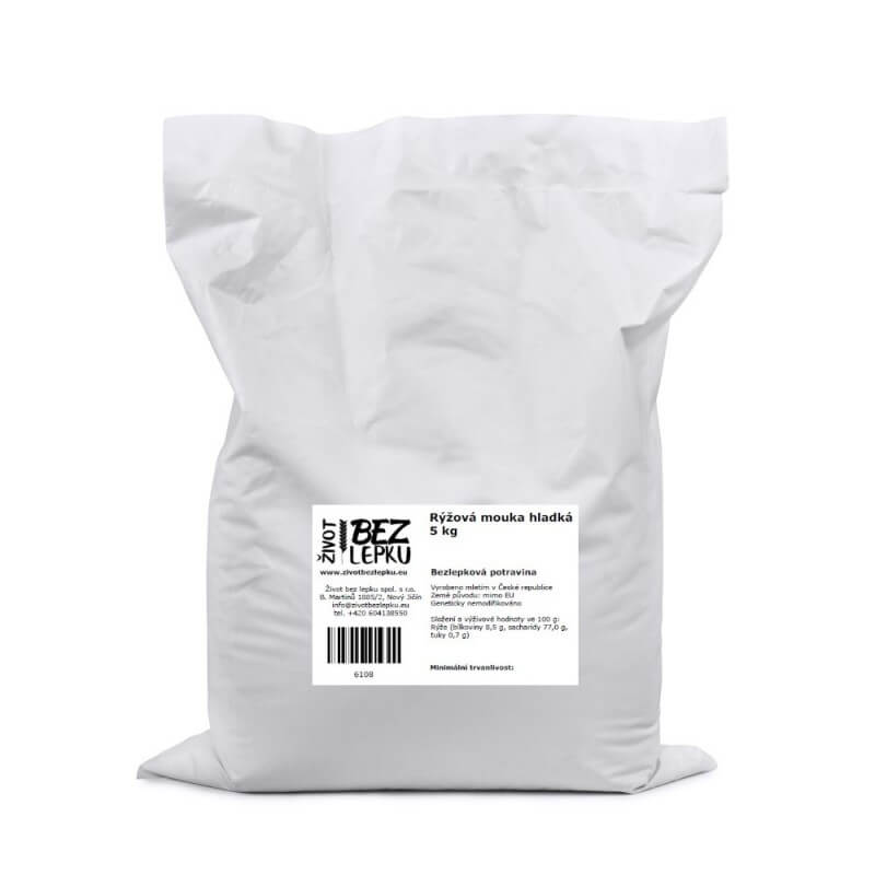 Rýžová mouka hladká 5 kg Rýžová mouka hladká 5 kg