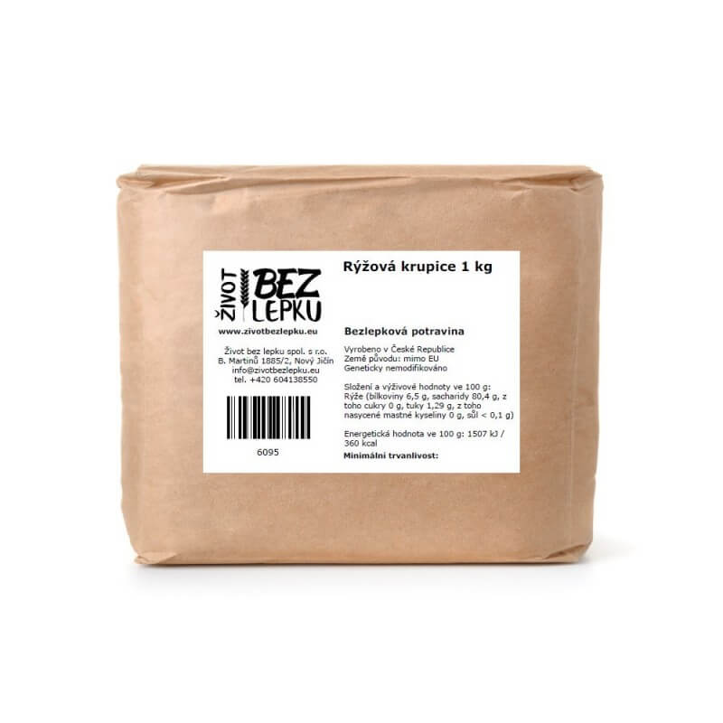 Rýžová krupice 1 kg Rýžová krupice 1 kg