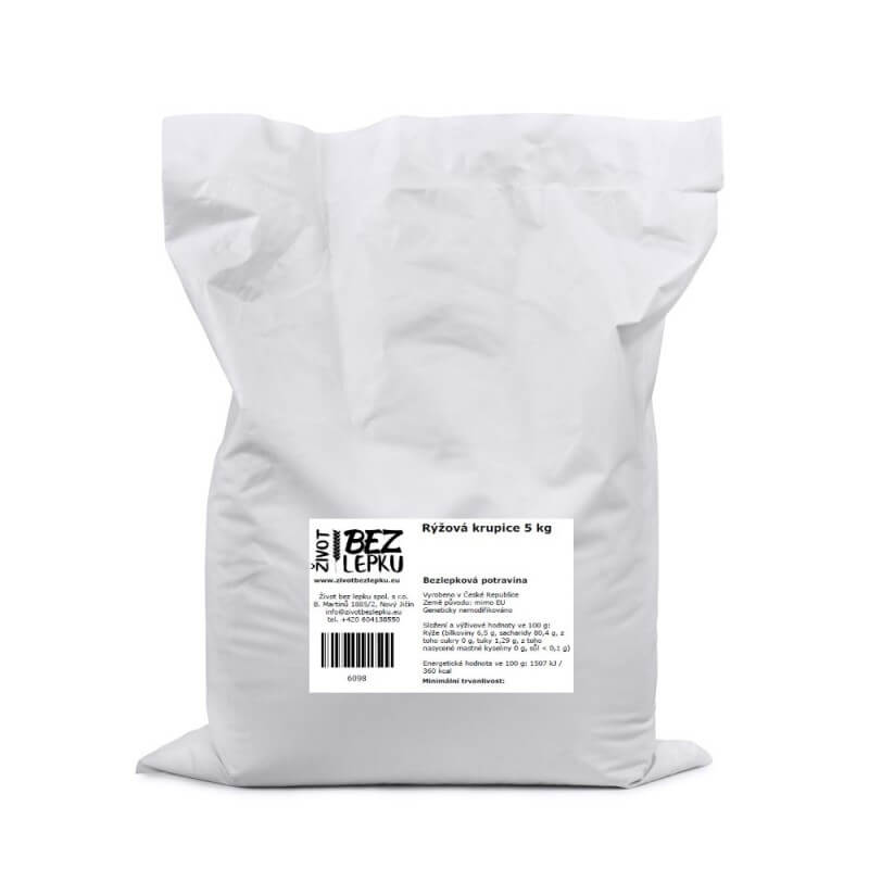 Rýžová krupice 5 kg Rýžová krupice 5 kg