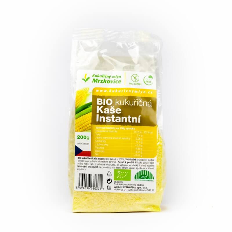 BIO kukuričná instantná kaša 200 g BIO kukuričná instantná kaša 200 g