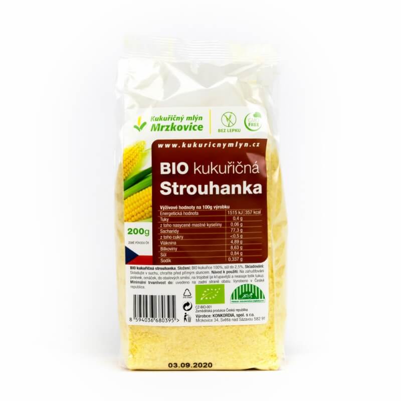 BIO kukuričná strúhanka 200 g BIO kukuričná strúhanka 200 g