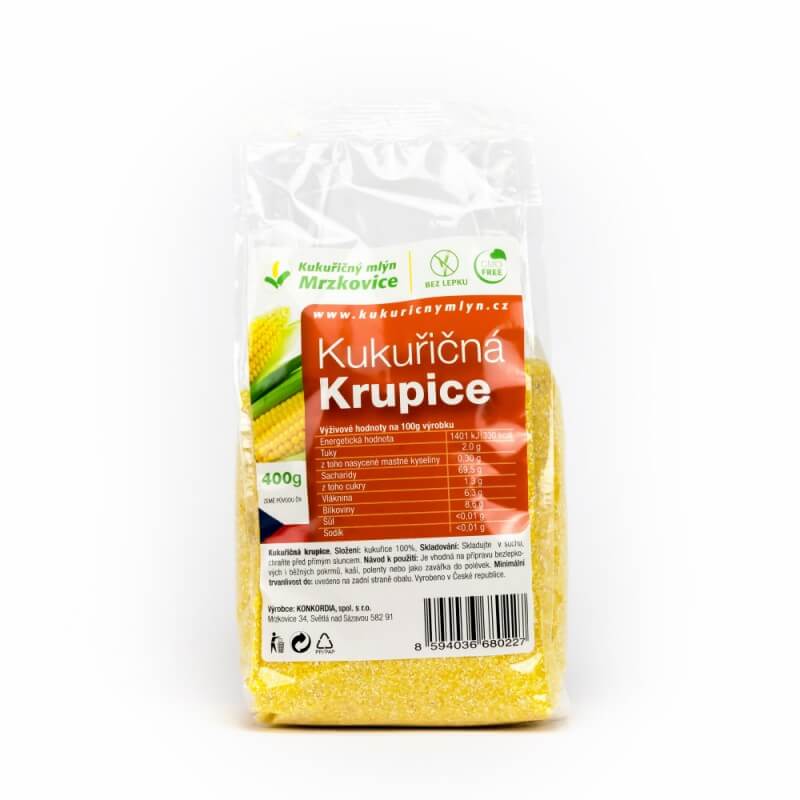 Kukuričná krupica 400 g Kukuričná krupica 400 g