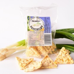 Kukuričné trojhránky smotana - jarná cibuľka 25 g
