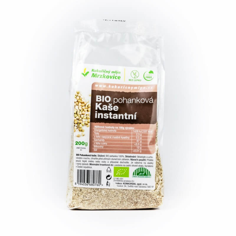 BIO pohánková kaša instantná 200 g BIO pohánková kaša instantná 200 g