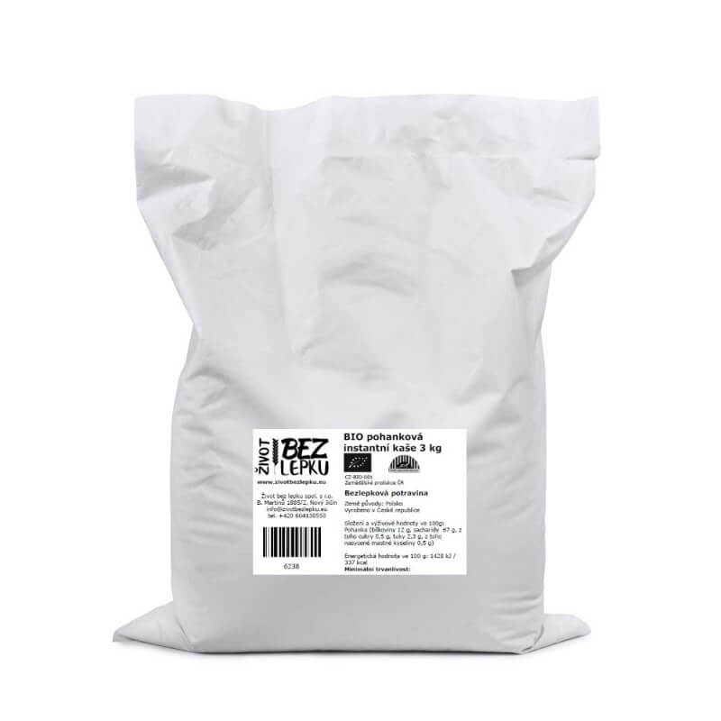 BIO pohánková kaša instantná natural 3 kg BIO pohánková kaša instantná natural 3 kg