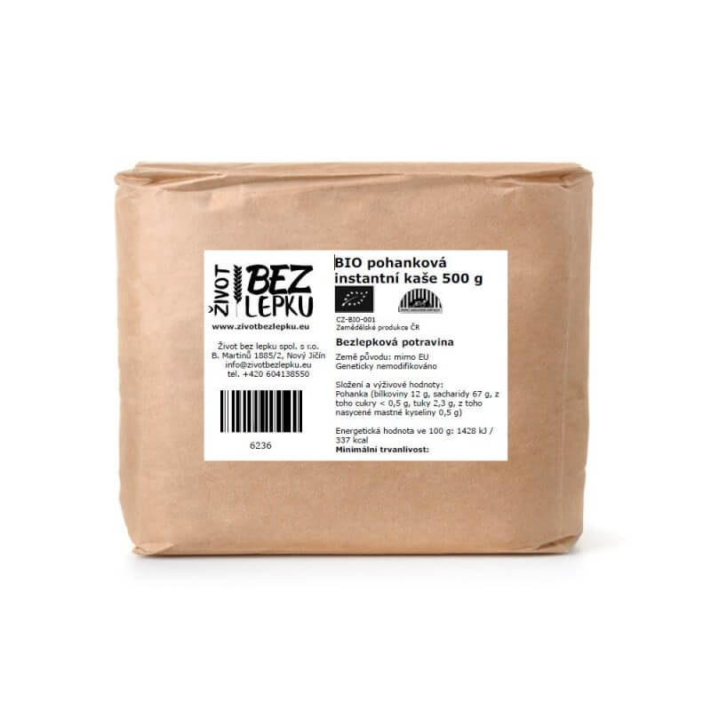BIO pohánková kaša instantná natural 500 g BIO pohánková kaša instantná natural 500 g