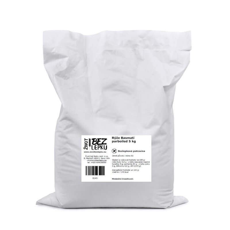 Rýže Basmati parboiled 5 kg Rýže Basmati parboiled 5 kg