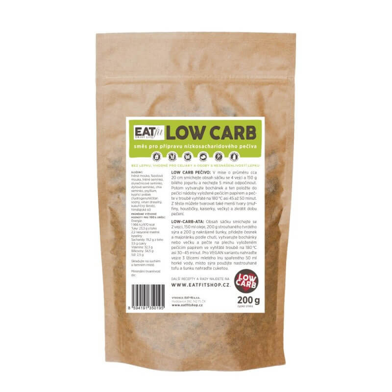 Eat-fit LOW CARB bezlepková zmes 200 g Eat-fit LOW CARB bezlepková zmes 200 g