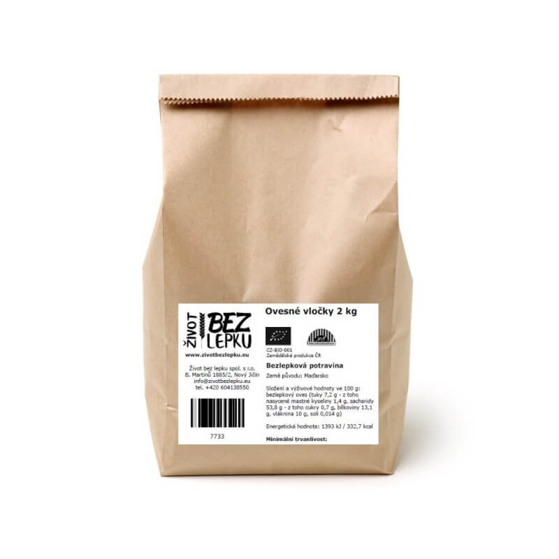 Ovesné vločky 2 kg Ovesné vločky 2 kg
