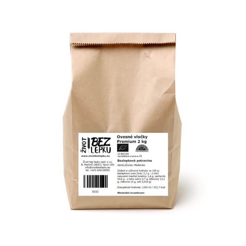Ovsené vločky Premium 2 kg Ovsené vločky Premium 2 kg