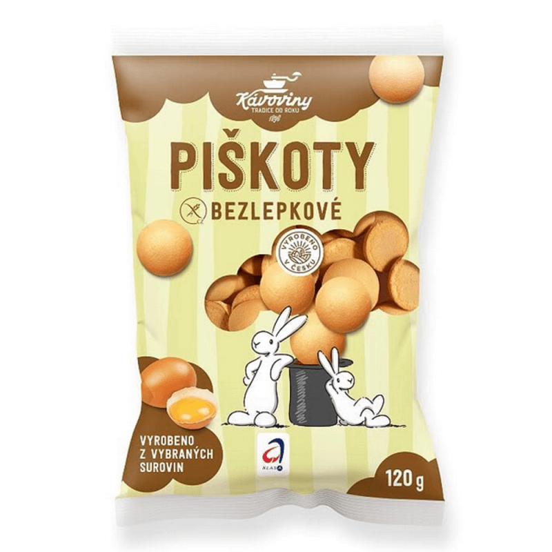 Bezlepkové piškóty 120 g