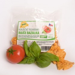 Kukuričné trojhránky paradajka - bazalka 25 g