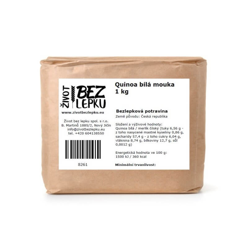 Quinoa biela múka 1 kg Quinoa biela múka 1 kg