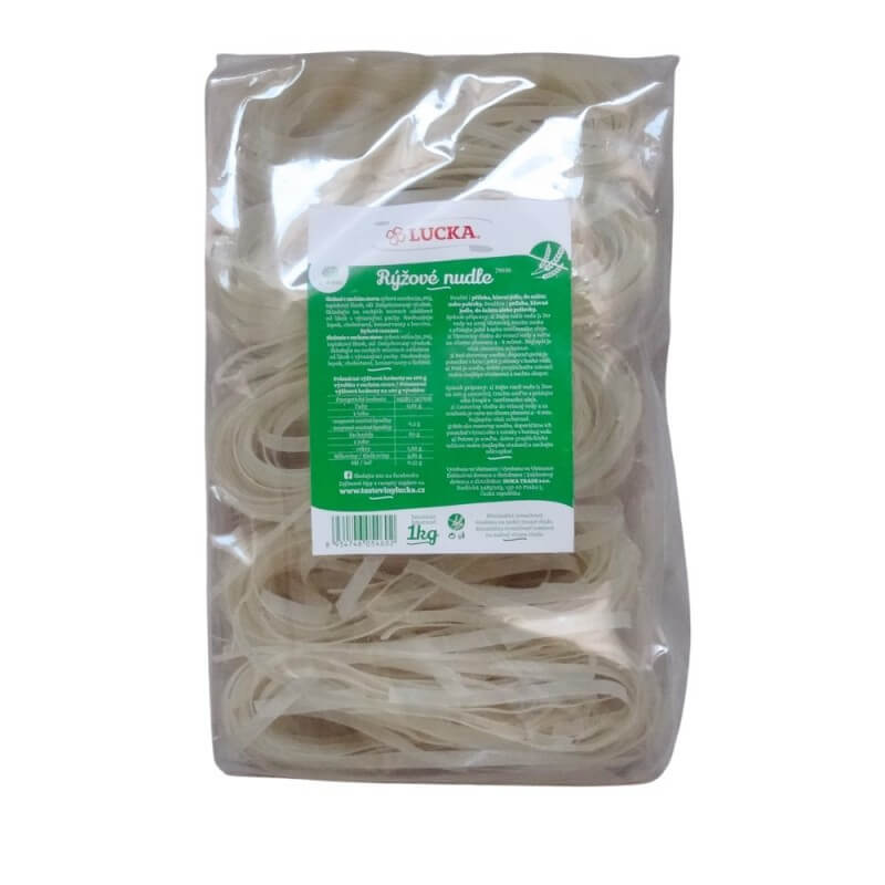 LUCKA ryžové rezance 7 mm 1 kg LUCKA ryžové rezance 7 mm 1 kg