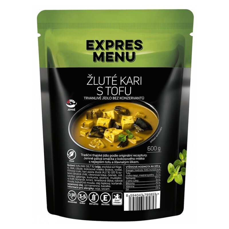 Žlté karí s tofu EXPRES MENU 600 g Žlté karí s tofu EXPRES MENU 600 g