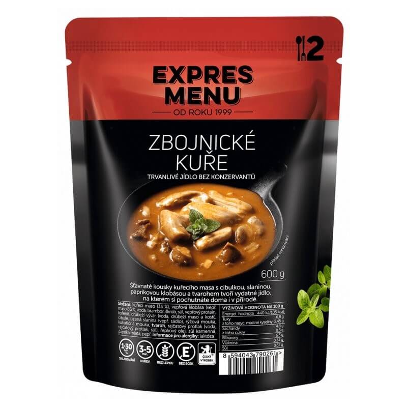 Zbojnícke kurča 2 porcie EXPRES MENU 600 g Zbojnícke kurča 2 porcie EXPRES MENU 600 g