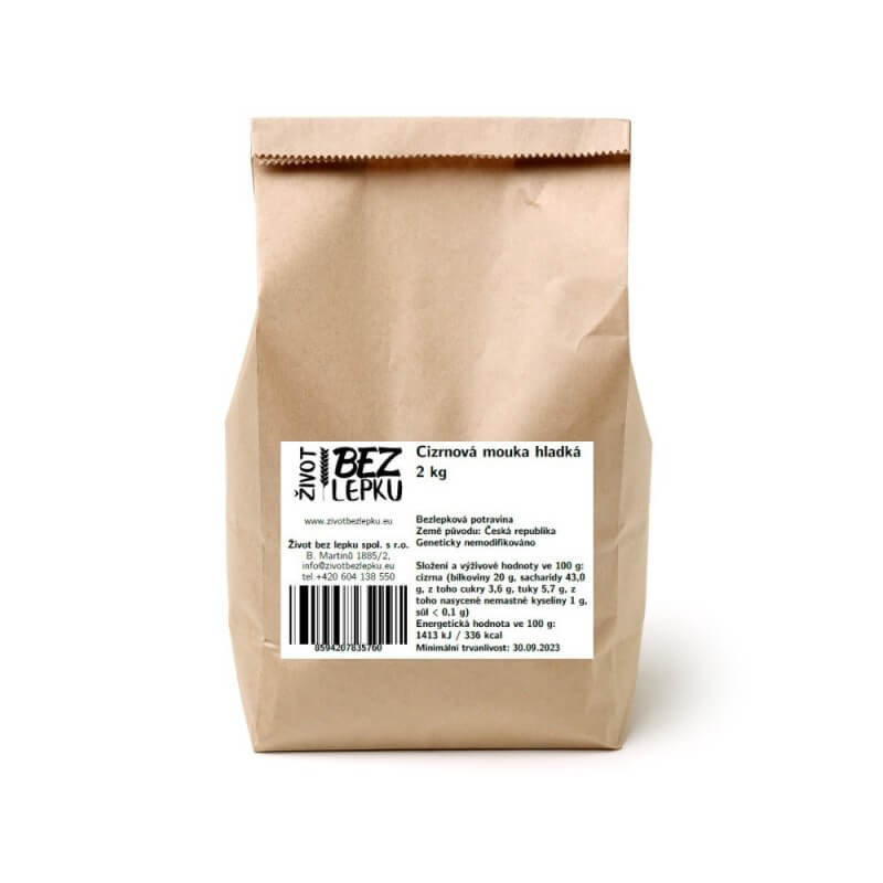 Cícerová múka hladká 2 kg Cícerová múka hladká 2 kg