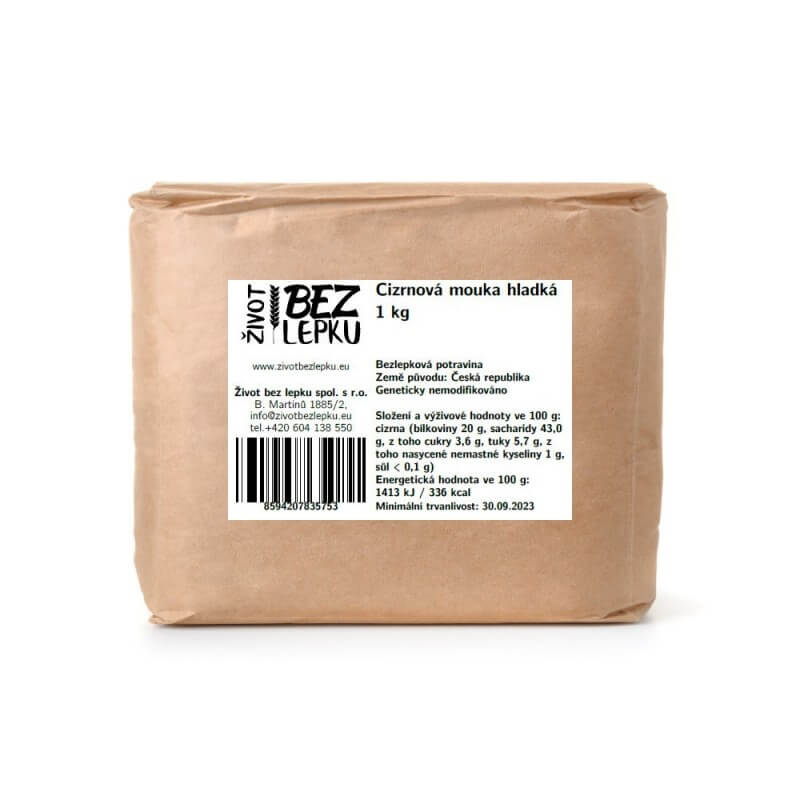 Cícerová múka hladká 1 kg Cícerová múka hladká 1 kg