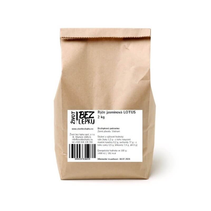 Ryža jazmínová LOTUS 2 kg Ryža jazmínová LOTUS 2 kg