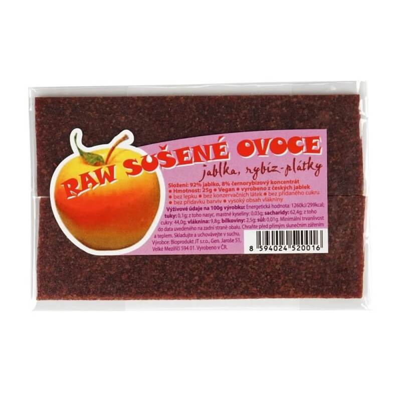 RAW ovocné plátky jablko a ríbezle 25 g RAW ovocné plátky jablko a ríbezle 25 g