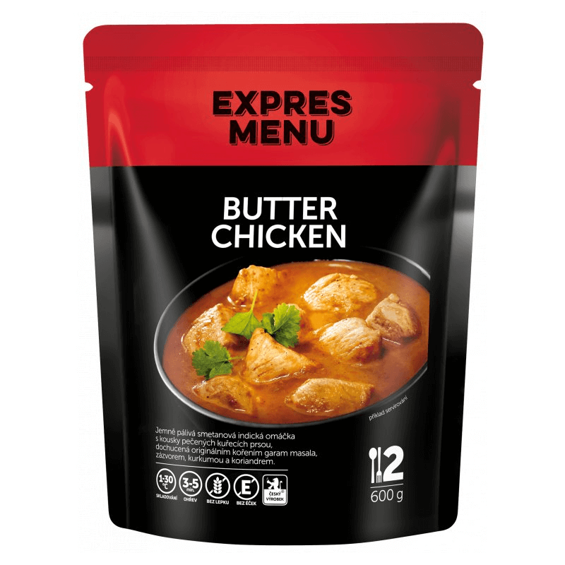 Butter chicken 2 porce EXPRES MENU 600 g Butter chicken 2 porce EXPRES MENU 600 g