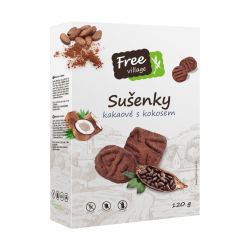 Sušienky kakaové s kokosom 120 g