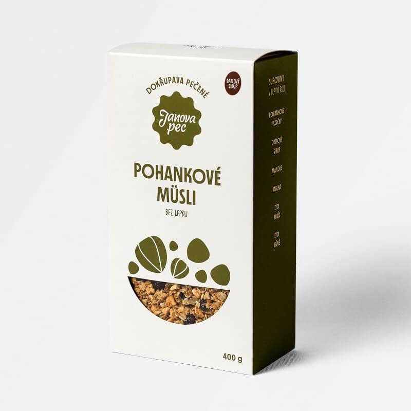 Pohánkové pečené müsli 400 g Pohánkové pečené müsli 400 g