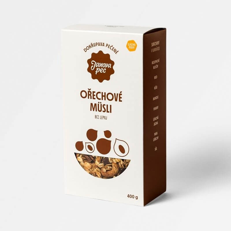 Orechové pečené müsli 400 g Orechové pečené müsli 400 g