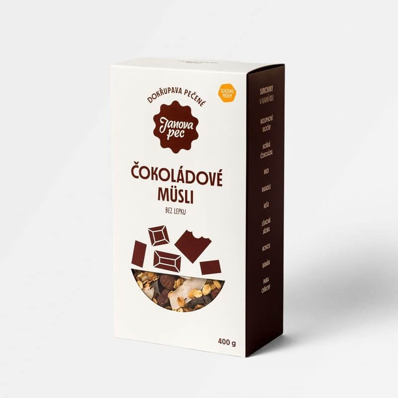 Čokoládové pečené müsli 400 g Čokoládové pečené müsli 400 g