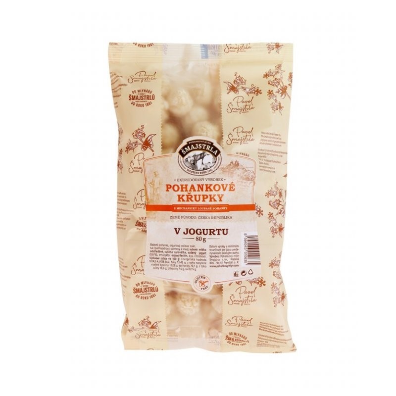 Pohánkové chrumky jogurtové Šmajstrla 80 g Pohánkové chrumky jogurtové Šmajstrla 80 g