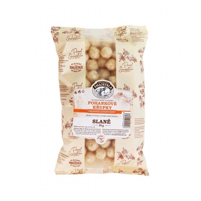 Pohánkové chrumky slané Šmajstrla 50 g