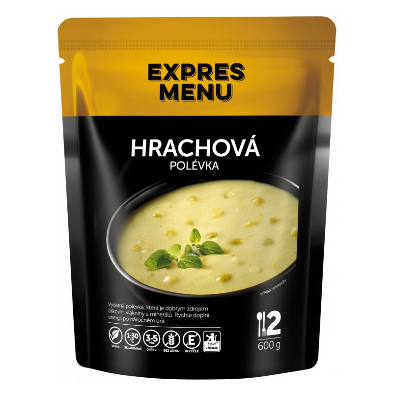 Hrachová polievka 2 porcie EXPRES MENU 600 g Hrachová polievka 2 porcie EXPRES MENU 600 g