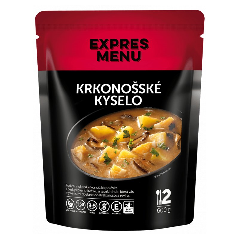 Krkonošské kyselo 2 porce EXPRES MENU 600 g Krkonošské kyselo 2 porce EXPRES MENU 600 g